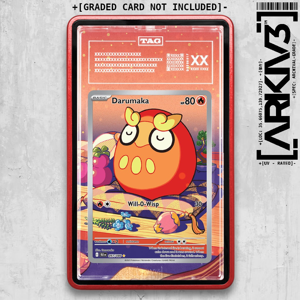 ARKIV3 TAG graded front - Red