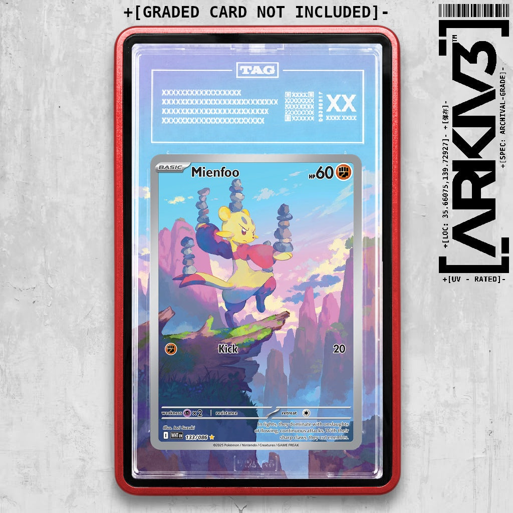 ARKIV3 TAG graded front - Red