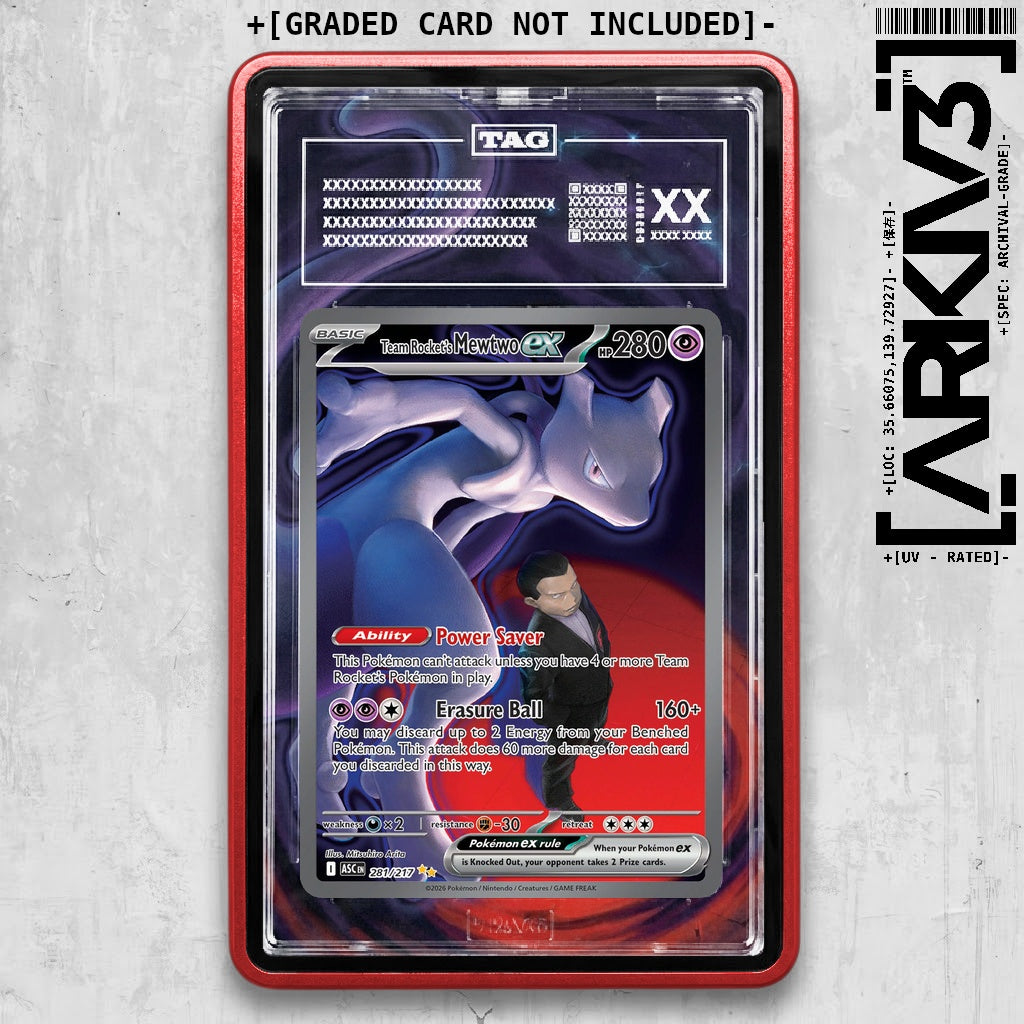 ARKIV3 TAG graded front - Red