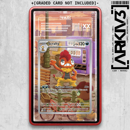 ARKIV3 TAG graded front - Red