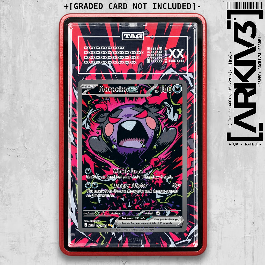 ARKIV3 TAG graded front - Red