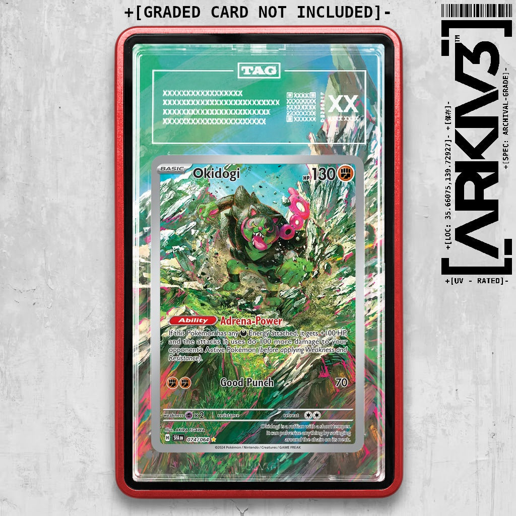 ARKIV3 TAG graded front - Red