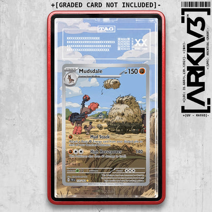 ARKIV3 TAG graded front - Red