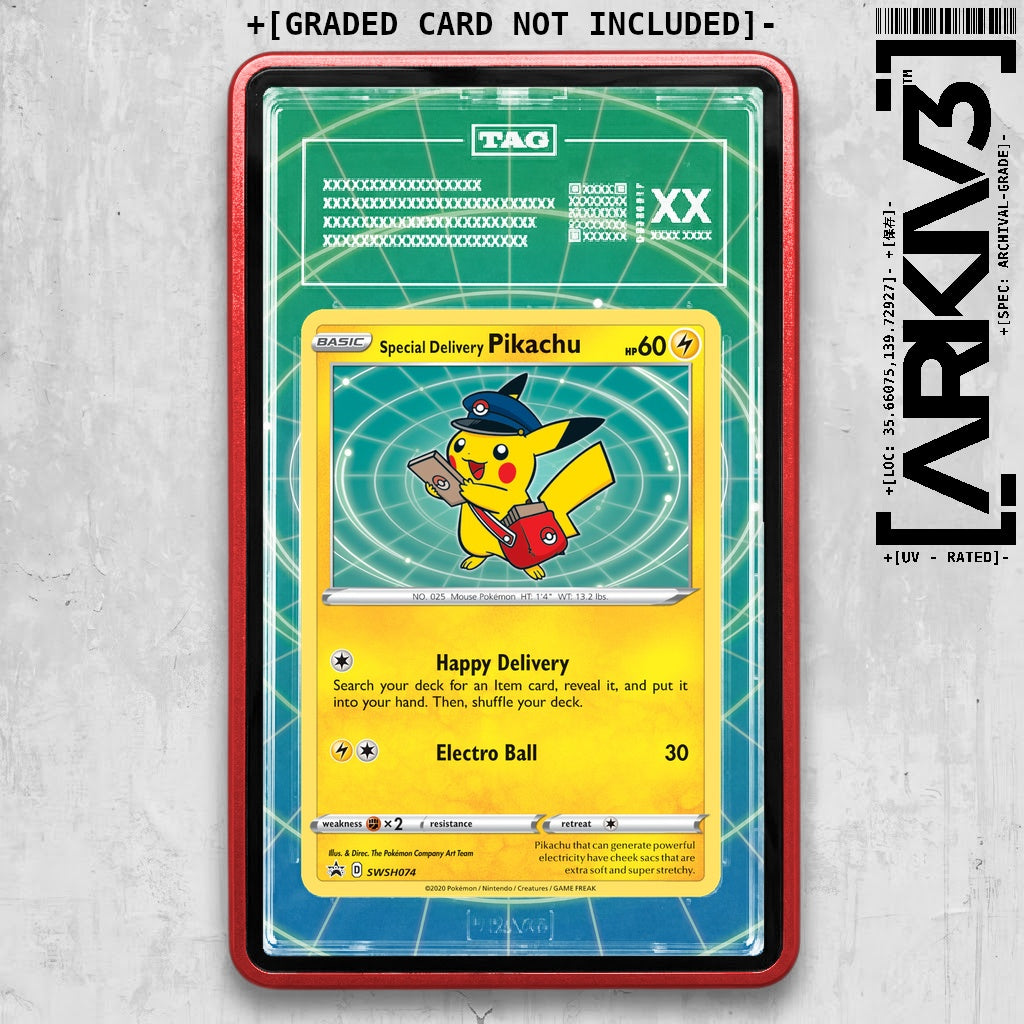 ARKIV3 TAG graded front - Red