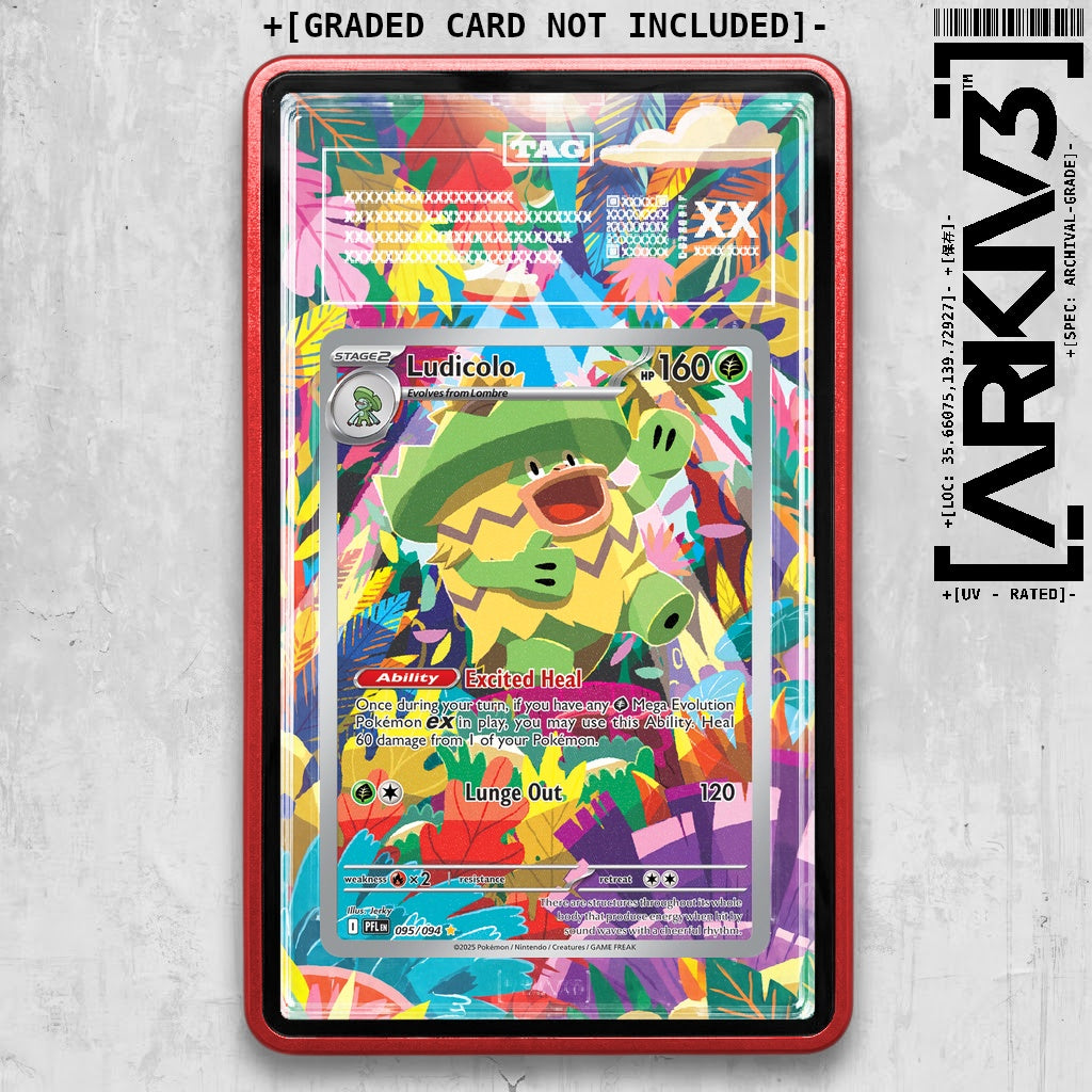 ARKIV3 TAG graded front - Red