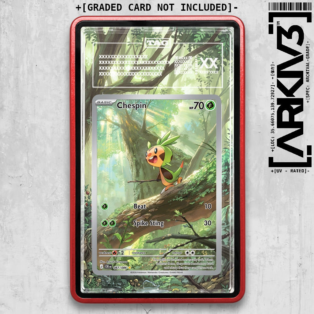 ARKIV3 TAG graded front - Red