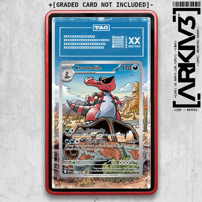 ARKIV3 TAG graded front - Red
