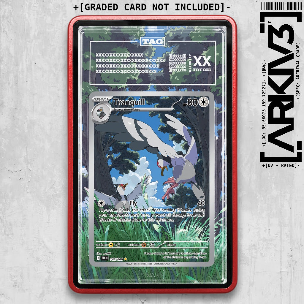 ARKIV3 TAG graded front - Red