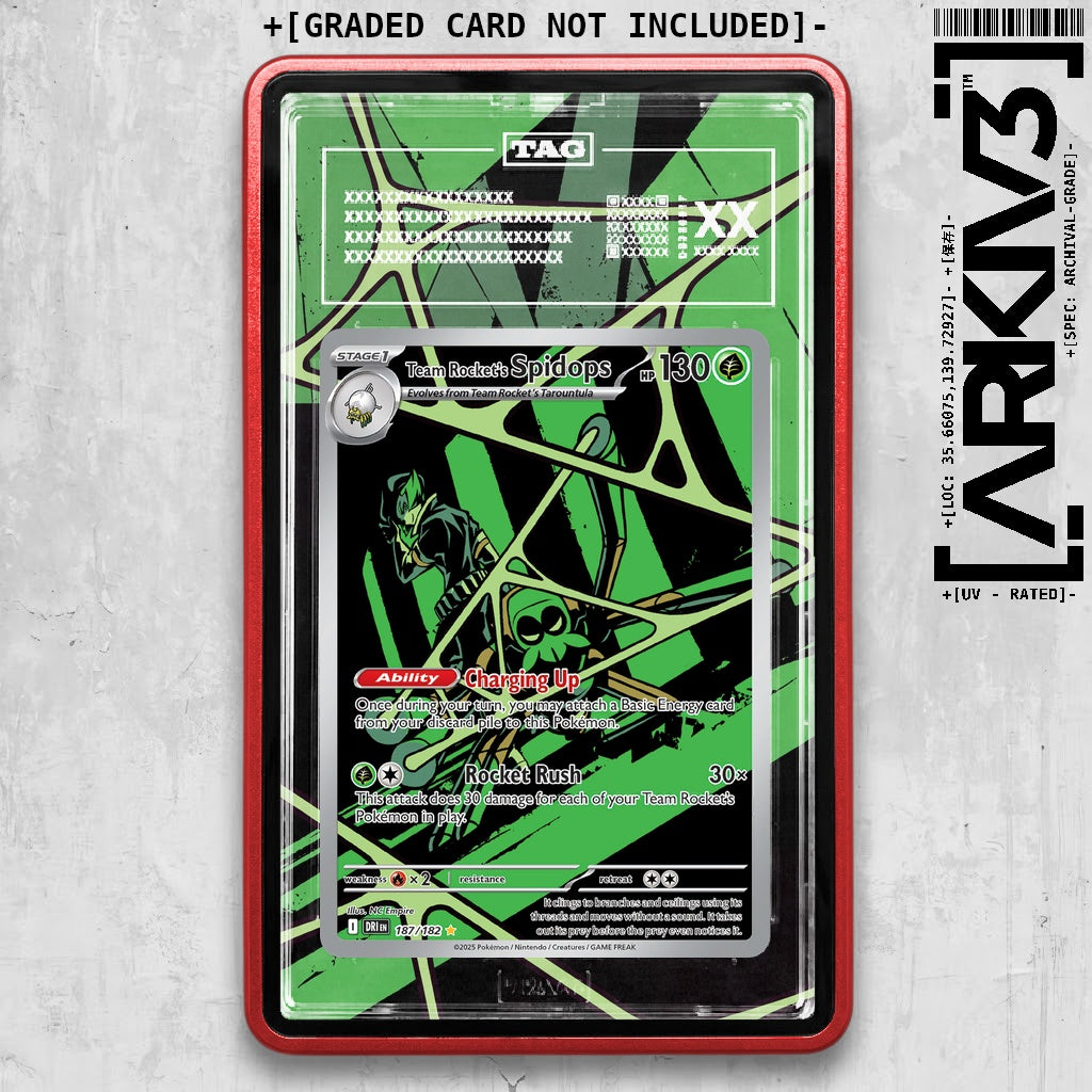 ARKIV3 TAG graded front - Red