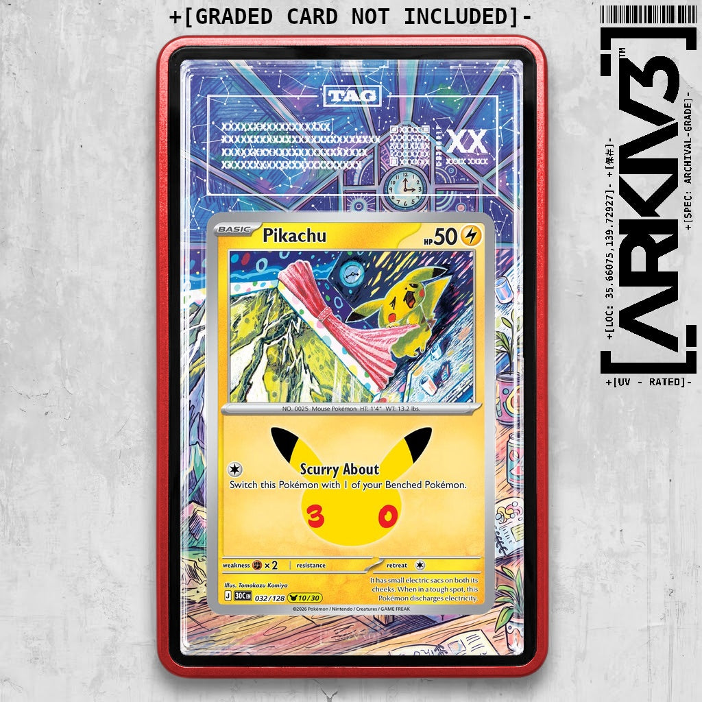 ARKIV3 TAG graded front - Red