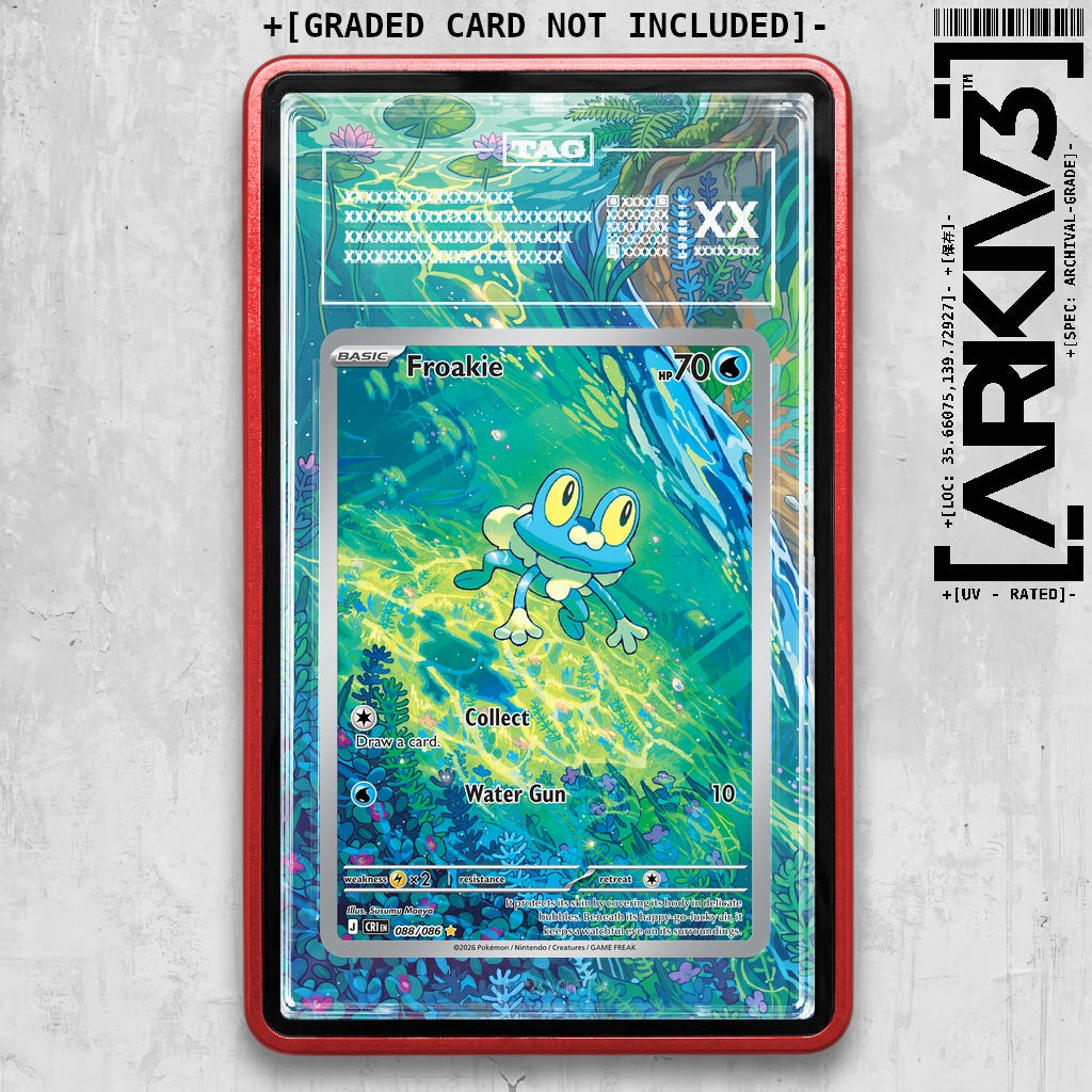 ARKIV3 TAG graded front - Red