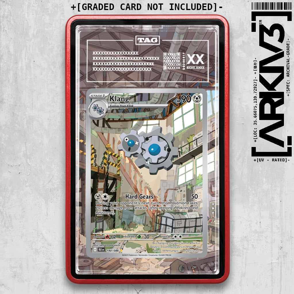 ARKIV3 TAG graded front - Red