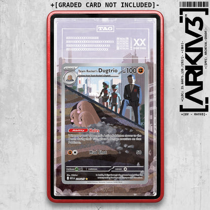 ARKIV3 TAG graded front - Red