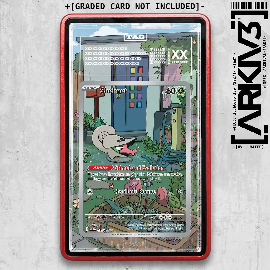 ARKIV3 TAG graded front - Red