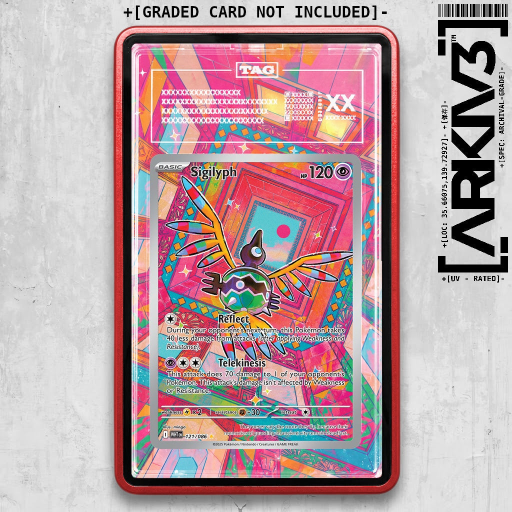 ARKIV3 TAG graded front - Red