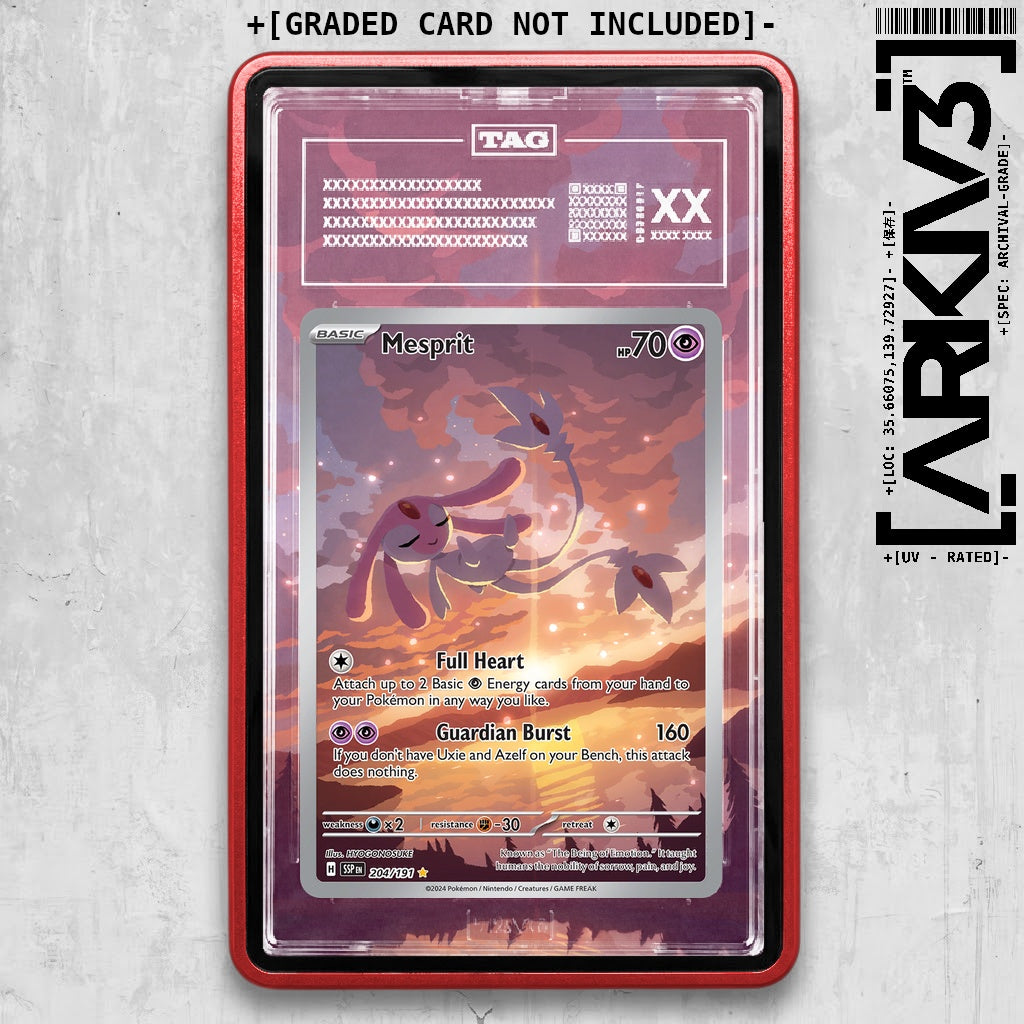 ARKIV3 TAG graded front - Red