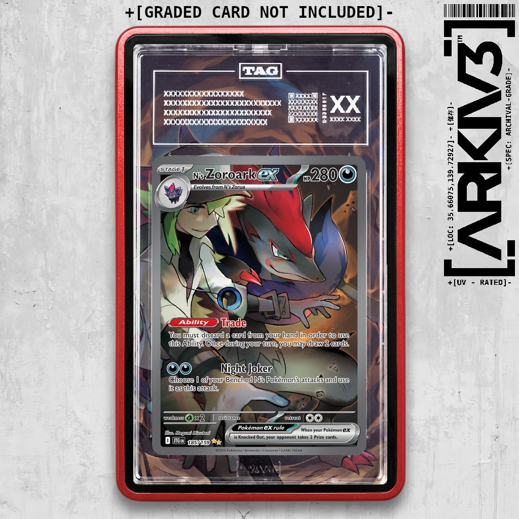 ARKIV3 TAG graded front - Red