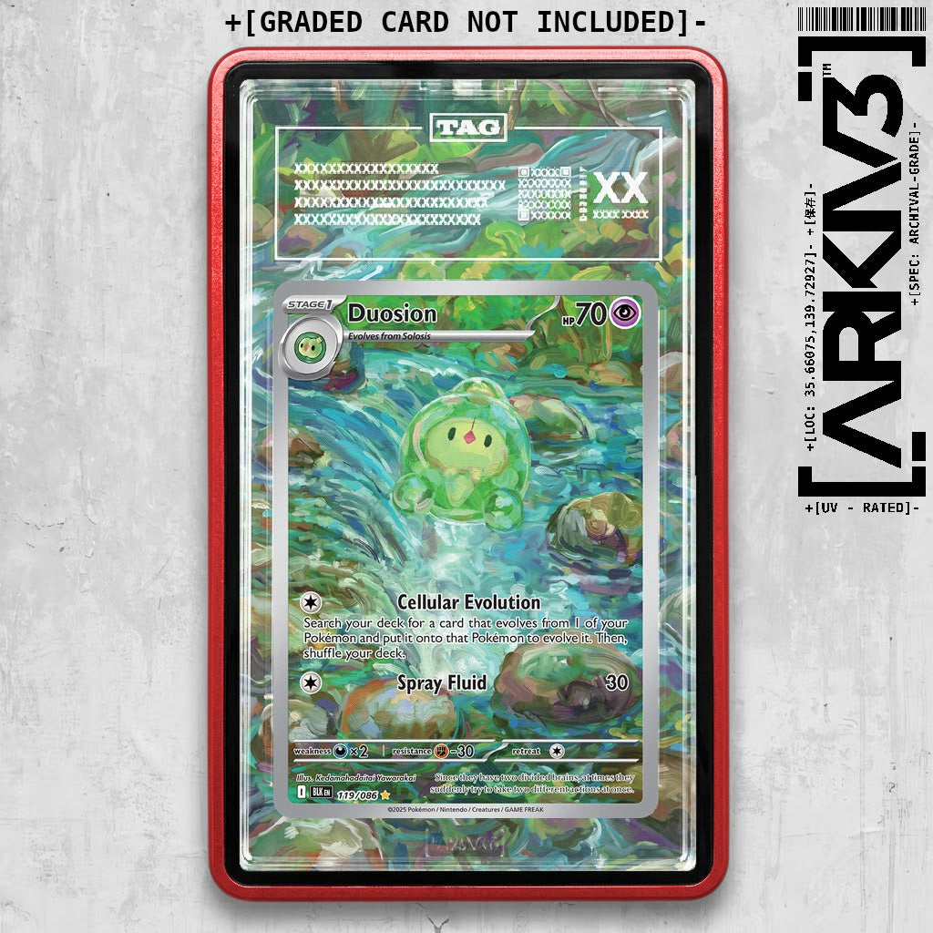 ARKIV3 TAG graded front - Red