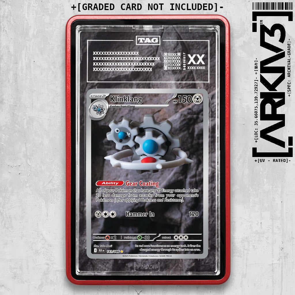 ARKIV3 TAG graded front - Red