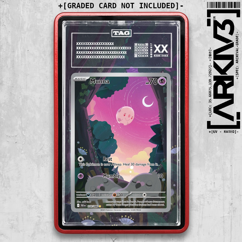 ARKIV3 TAG graded front - Red