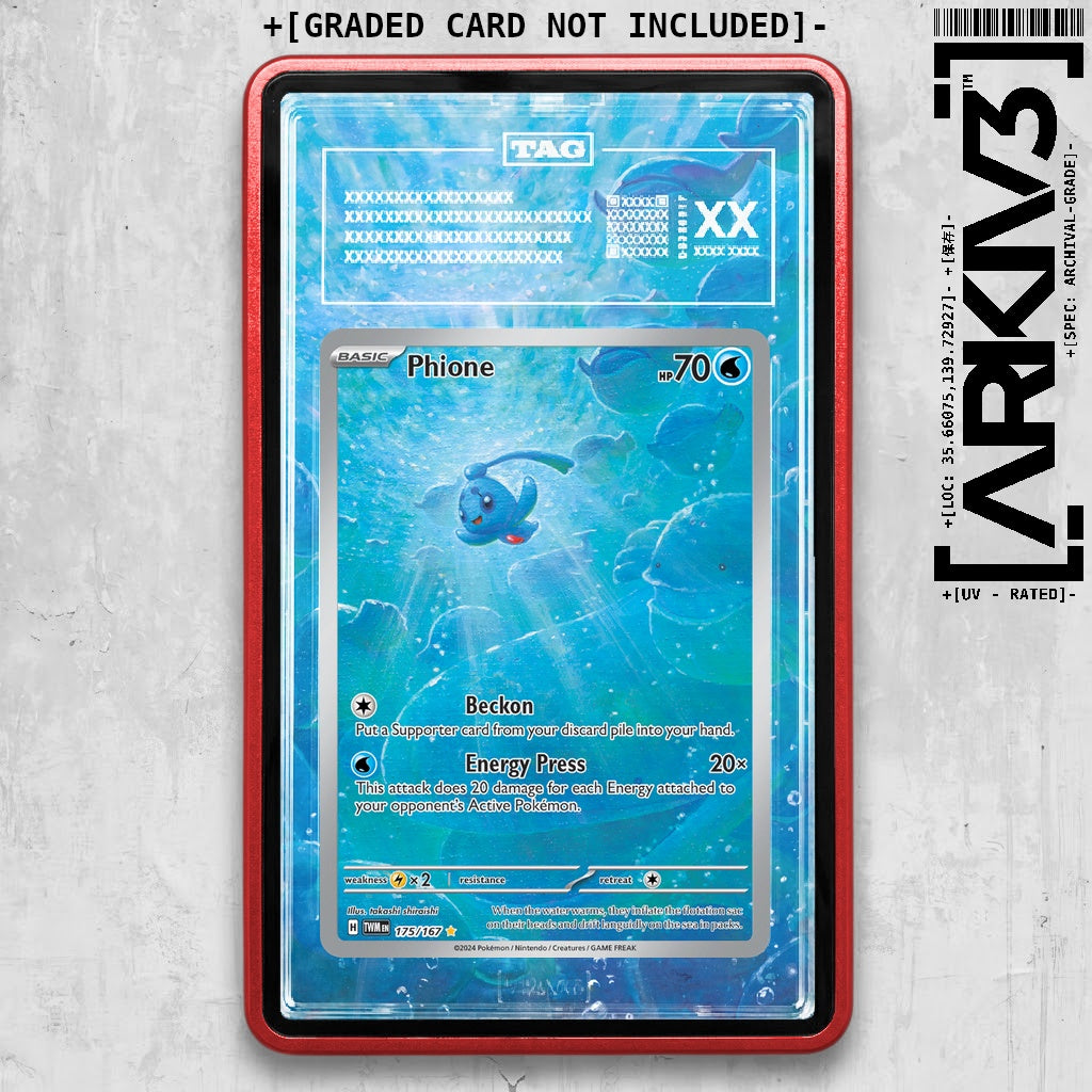 ARKIV3 TAG graded front - Red