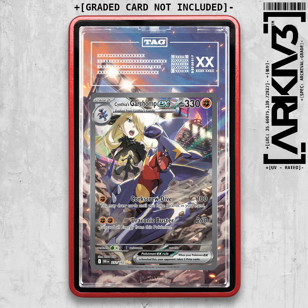 ARKIV3 TAG graded front - Red