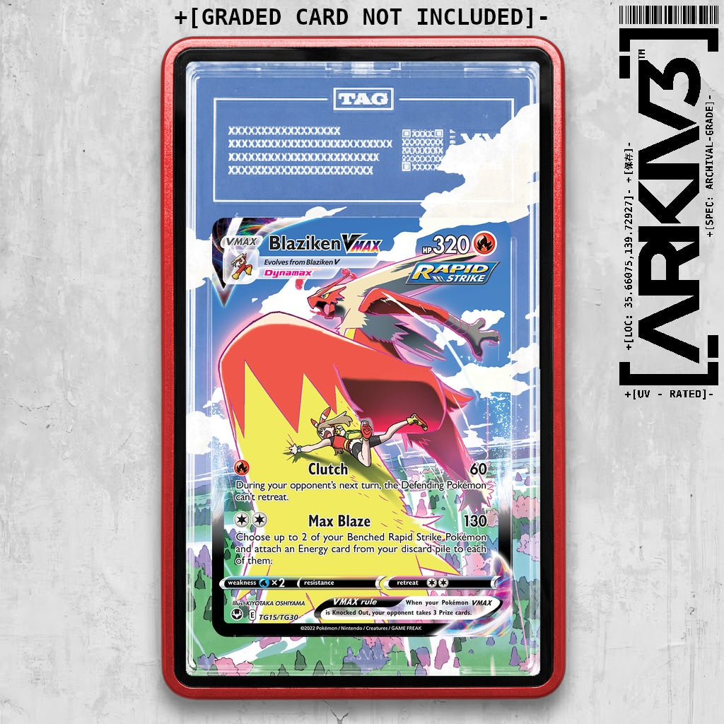 ARKIV3 TAG graded front - Red