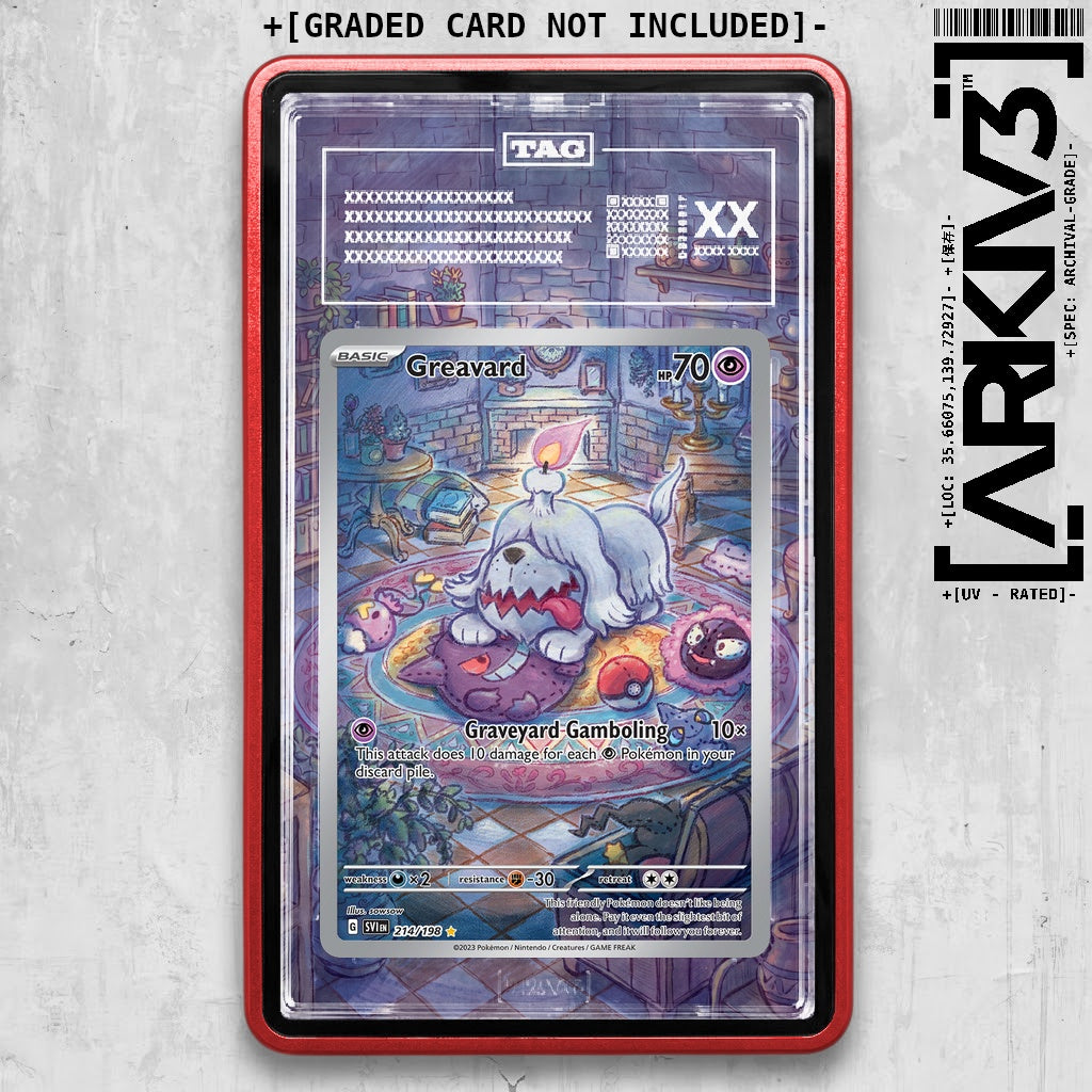 ARKIV3 TAG graded front - Red
