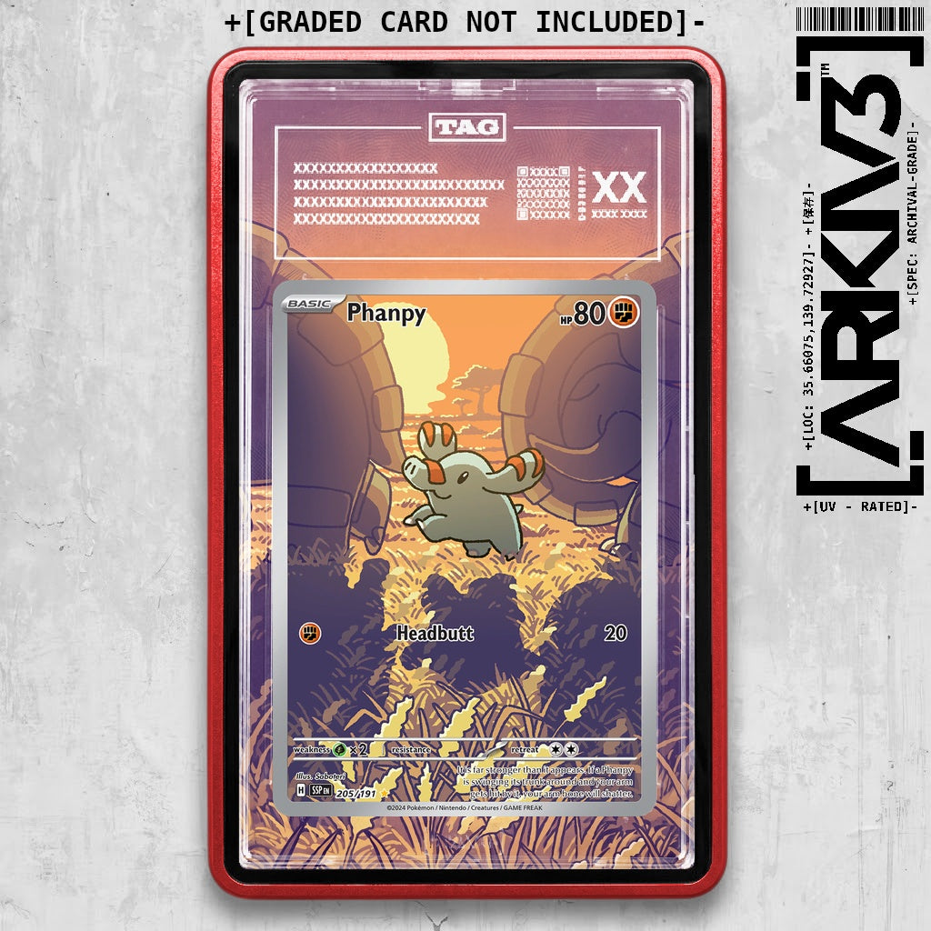 ARKIV3 TAG graded front - Red