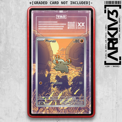 ARKIV3 TAG graded front - Red