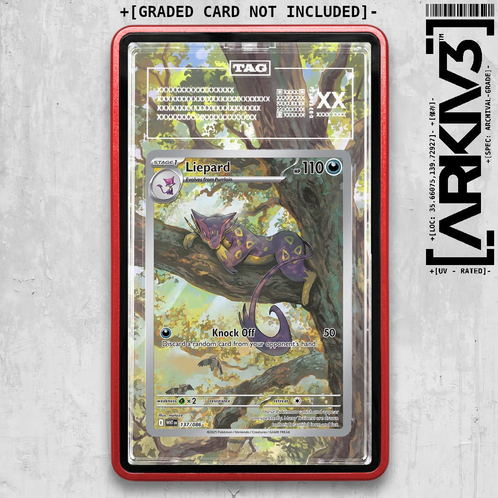 ARKIV3 TAG graded front - Red