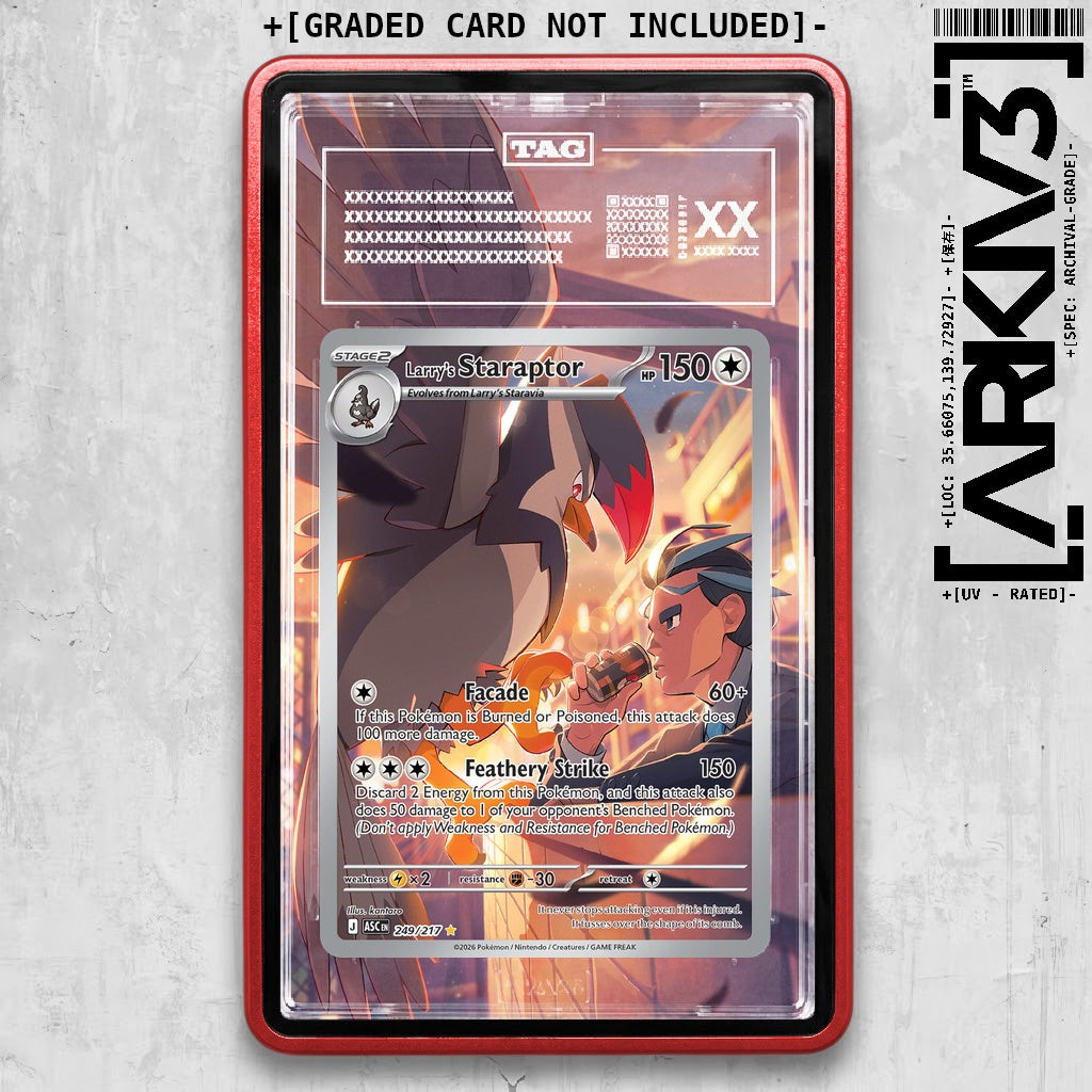 ARKIV3 TAG graded front - Red