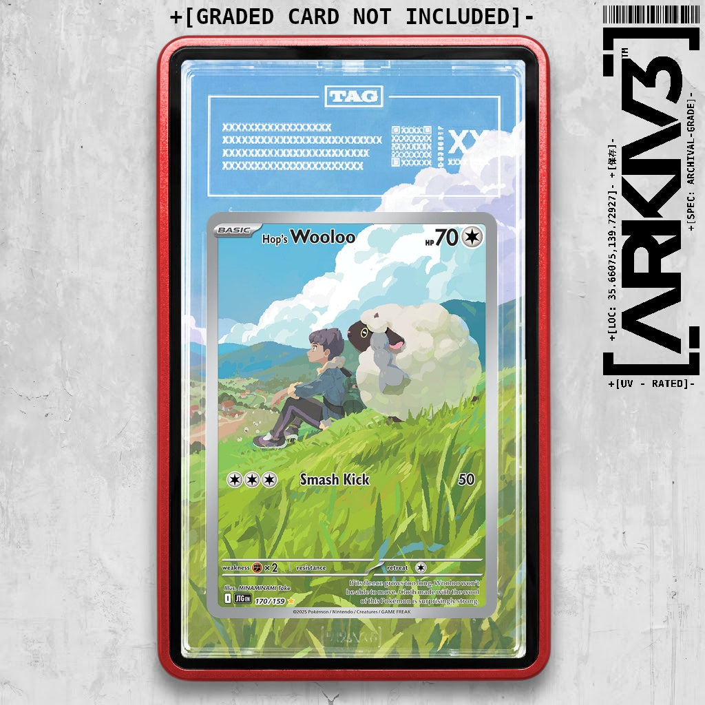 ARKIV3 TAG graded front - Red