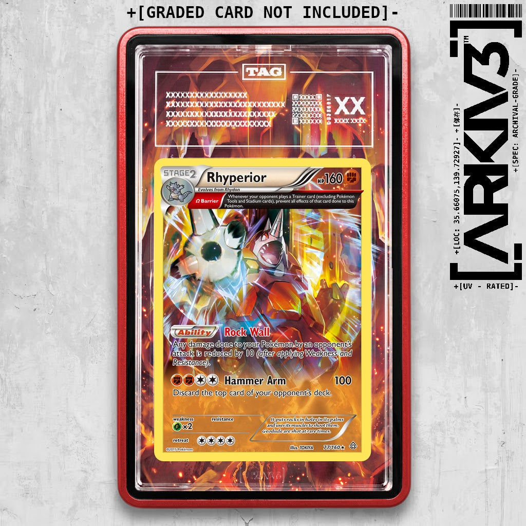ARKIV3 TAG graded front - Red
