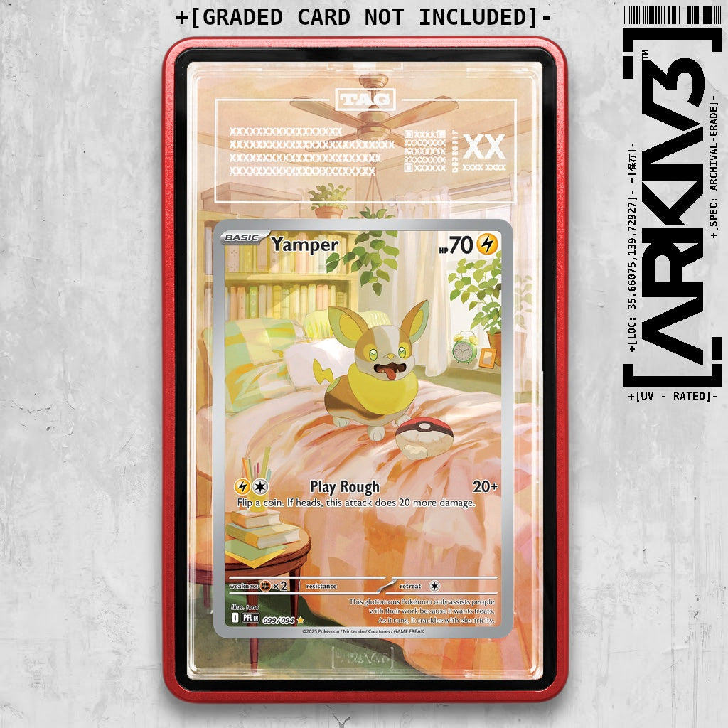 ARKIV3 TAG graded front - Red