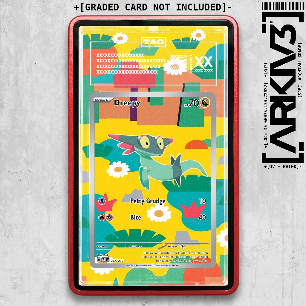 ARKIV3 TAG graded front - Red