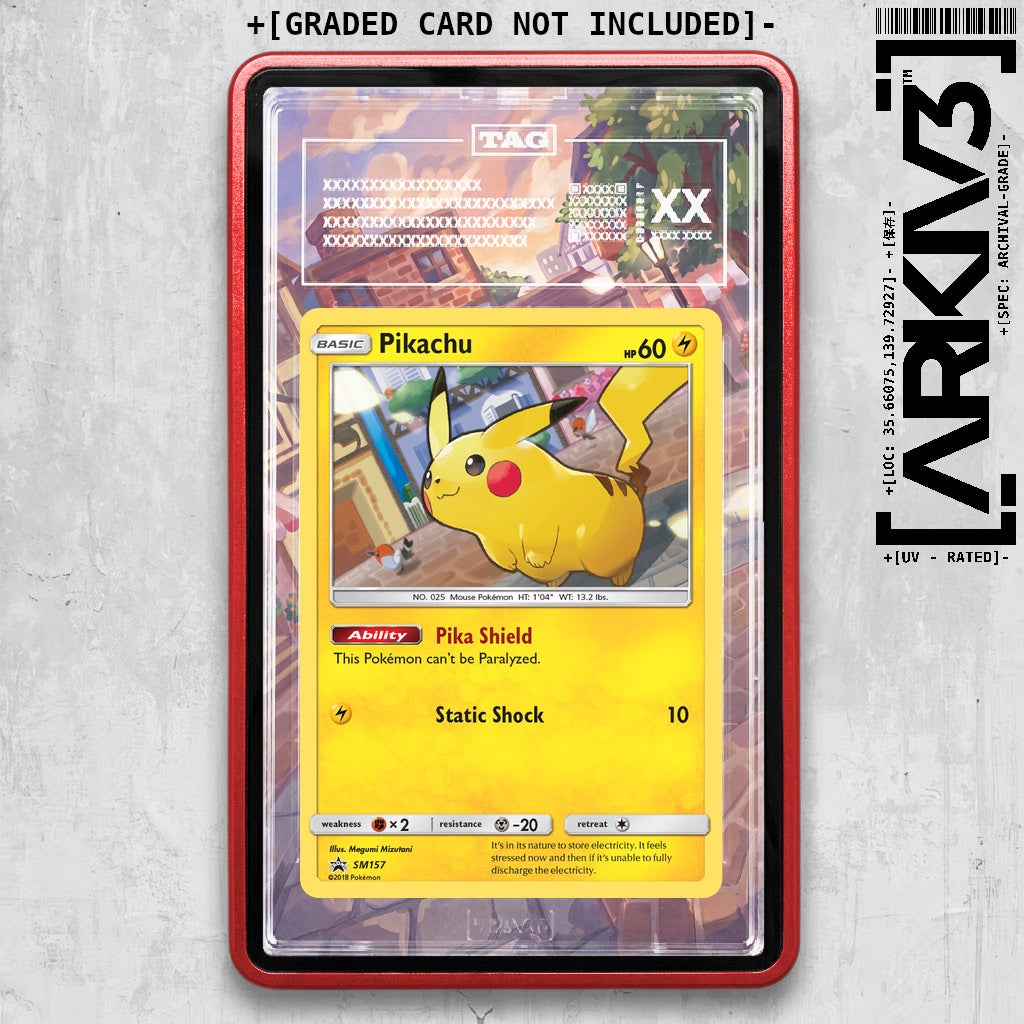 ARKIV3 TAG graded front - Red