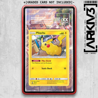 ARKIV3 TAG graded front - Red