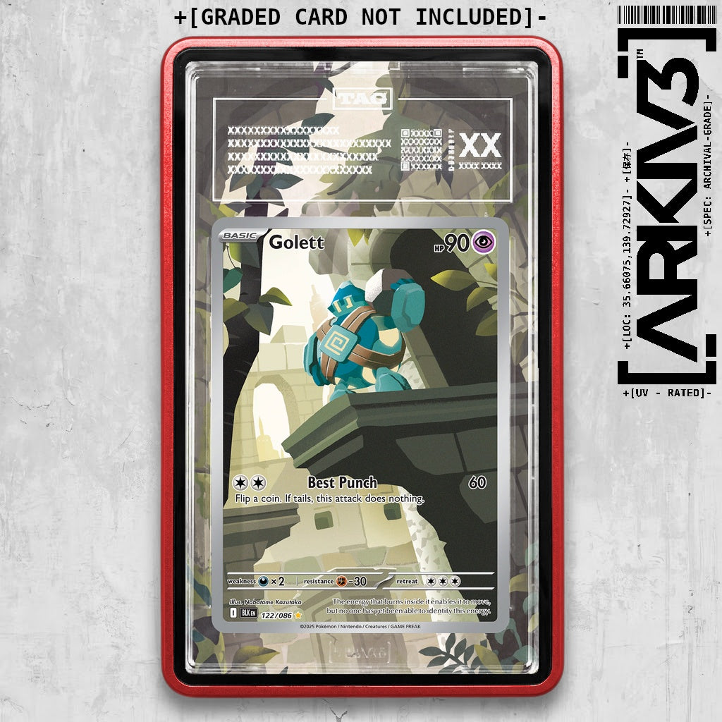 ARKIV3 TAG graded front - Red