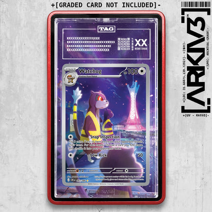 ARKIV3 TAG graded front - Red