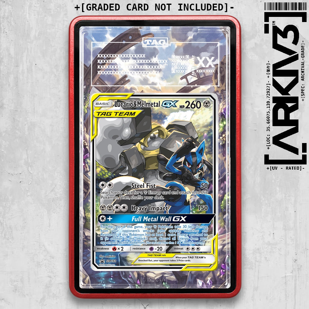 ARKIV3 TAG graded front - Red