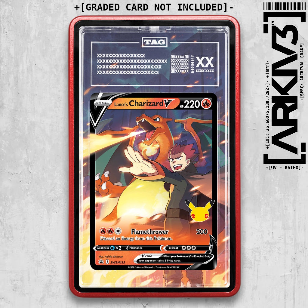 ARKIV3 TAG graded front - Red