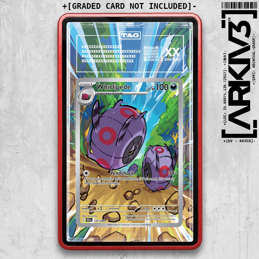 ARKIV3 TAG graded front - Red