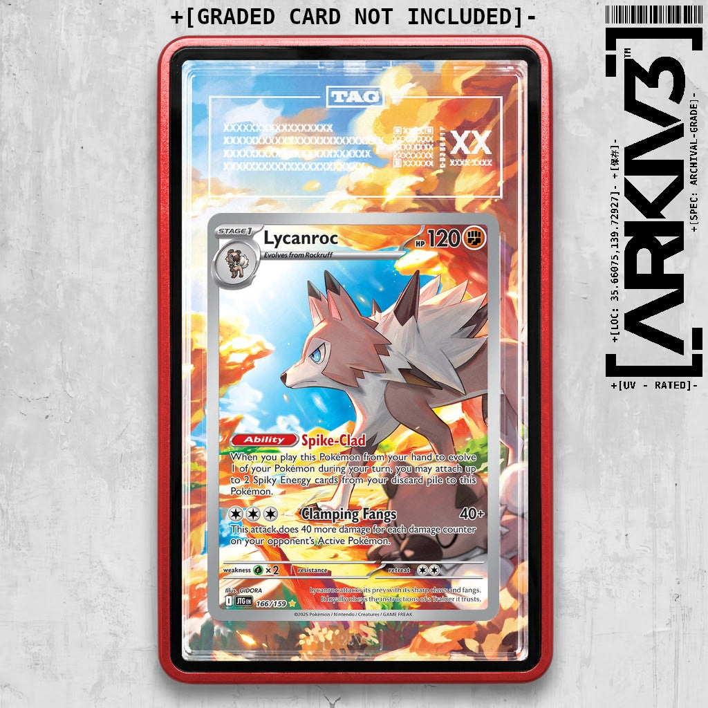 ARKIV3 TAG graded front - Red