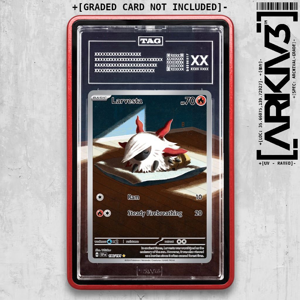 ARKIV3 TAG graded front - Red
