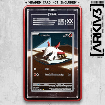 ARKIV3 TAG graded front - Red