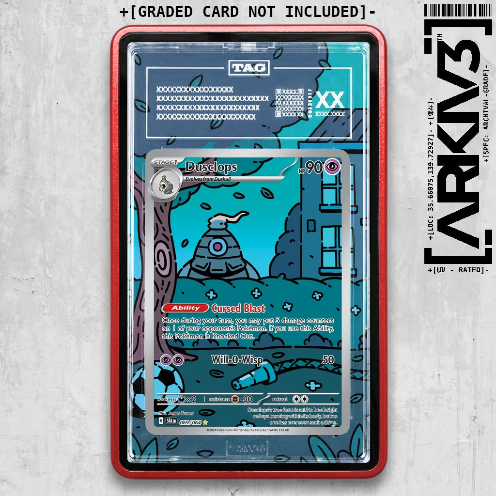 ARKIV3 TAG graded front - Red