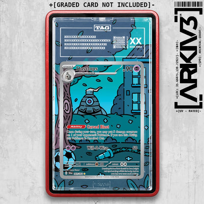 ARKIV3 TAG graded front - Red