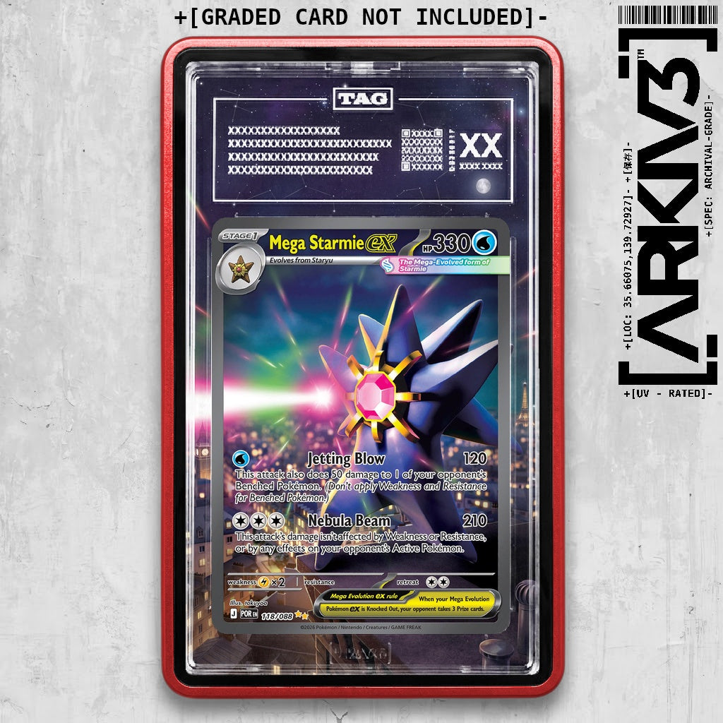 ARKIV3 TAG graded front - Red