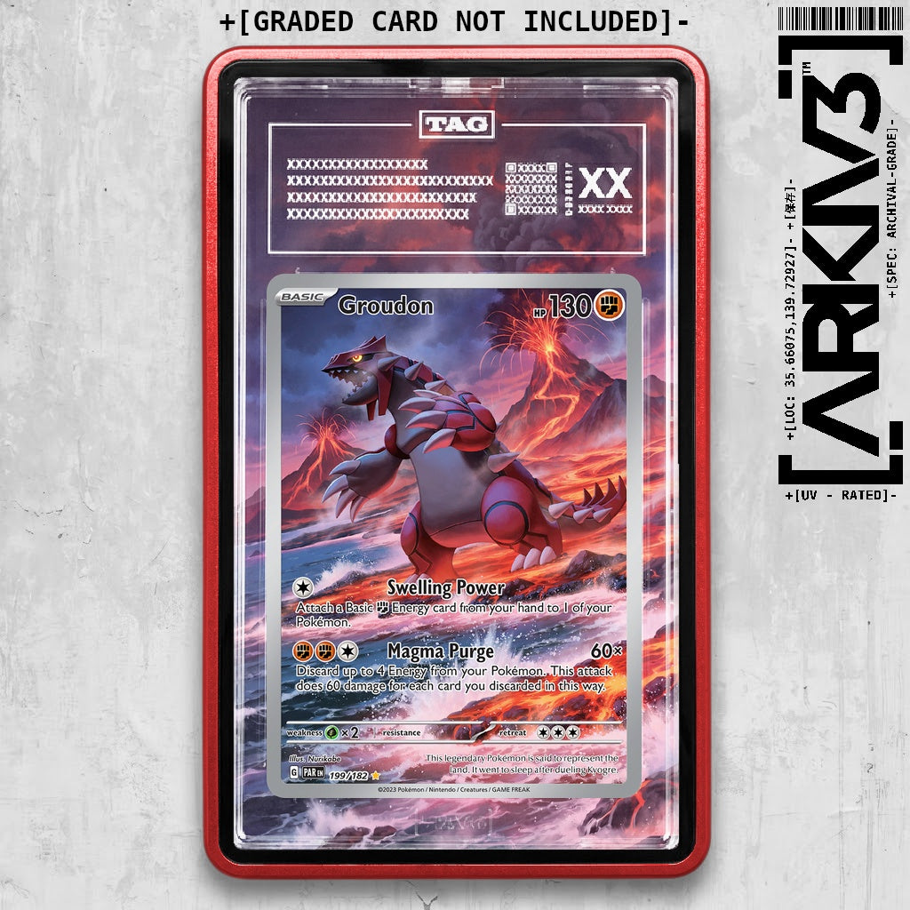 ARKIV3 TAG graded front - Red